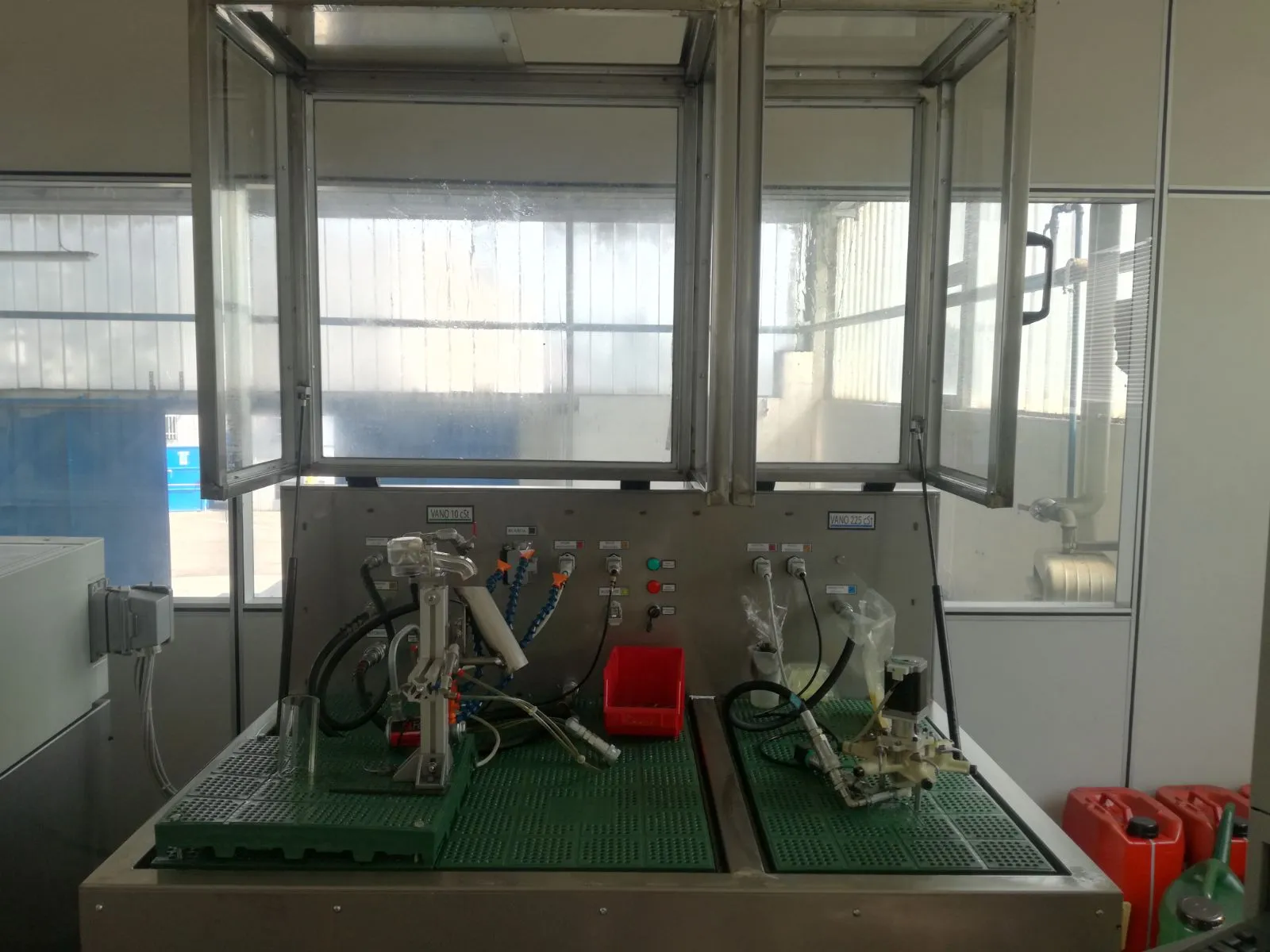 Test ugelli e componenti di precisione - banco prova industriale VBA Torino